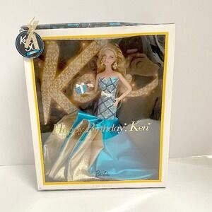 2010 Mattel Barbie Collector Happy Birthday Ken Glamour Doll #V0438